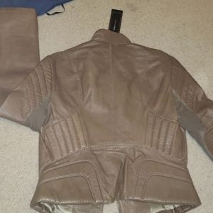 BCBGMAXAZRIA NWT REAL LEATHER MOTO JACKET